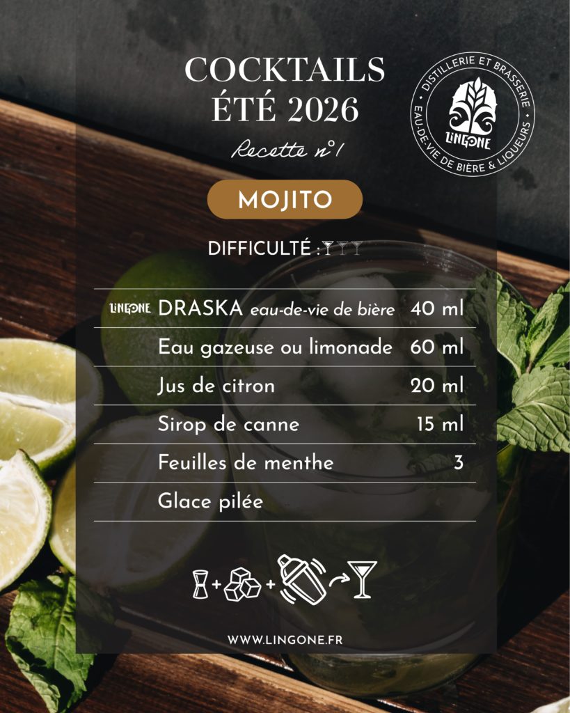 LINGONE DRASKA  Recette COCKTAIL 2026