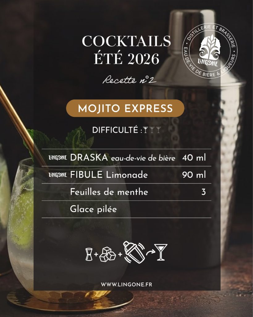 LINGONE DRASKA  Recette COCKTAIL 2026