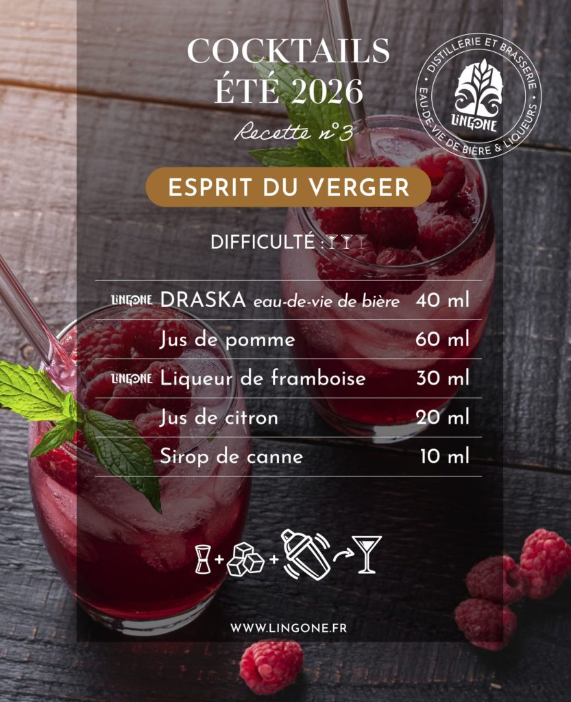 LINGONE DRASKA  Recette COCKTAIL 2026